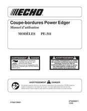 Echo Edger Power PE-311 Manuel D'utilisation