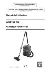 Truvox Valet Tub Vac Manuel De L'utilisateur