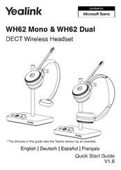 Yealink WH62 Mono Mode D'emploi