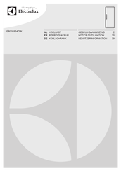 Electrolux ERC3195AOW Notice D'utilisation