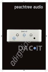 Peachtree Audio DAC iT Mode D'emploi