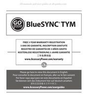 Accessory Power GOgroove BlueSYNC TYM Mode D'emploi