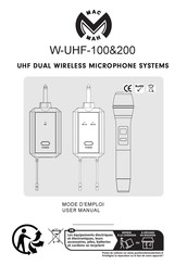 Mac Mah W-UHF-100 Mode D'emploi