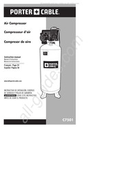 Porter Cable C7501 Manuel D'instructions