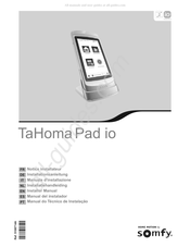 SOMFY TaHomaPad io Notice Installateur