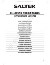 Salter 3013 Manuel D'instructions