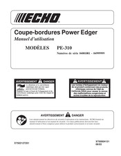 Echo Power Edger PE-310 Manuel D'utilisation