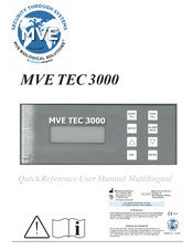 MVE TEC 3000 Guide De Référence Rapide