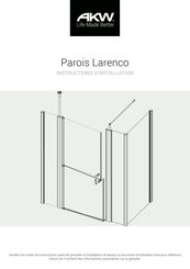 Akw Parois Larenco Instructions D'installation