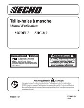 Echo SHC-210 Manuel D'utilisation