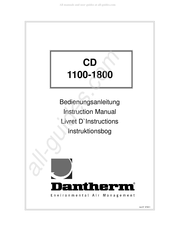 Dantherm CD 1800 Livret D'instructions