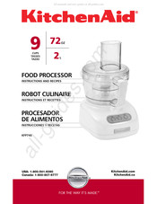 KitchenAid KFP740 Instructions Et Recettes