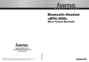 Hama BTH-200 Mode D'emploi