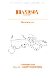 Brandson Equipment 304523 Mode D'emploi