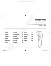 Panasonic ER-GK40 Mode D'emploi