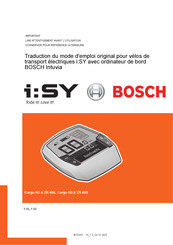 I:SY Cargo N3.8 ZR 600 Traduction Du Mode D'emploi Original