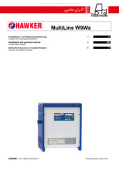 Hawker MultiLine W0Wa Mode D'emploi Et De Service