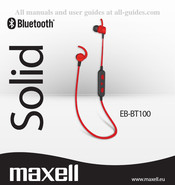 Maxell Solid EB-BT100 Mode D'emploi