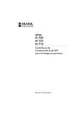 Hanna Instruments HI 710 Serie Manuel D'instructions