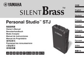 Yamaha Silent Brass Personal Studio STJ Mode D'emploi