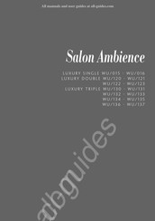 Salon Ambience Luxury Double WU/123 Instructions D'installation