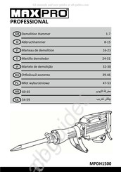 MaxPro PROFESSIONAL MPDH1500 Manuel D'instructions