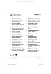 Hurricane HFR-E 1410 Instructions D'origine