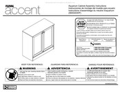 Fluval Accent Serie Instructions D'assemblage