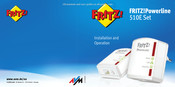 AVM Fritz!Powerline 510E Mode D'emploi