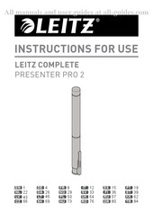 LEITZ COMPLETE PRESENTER PRO 2 Manuel D'utilisation