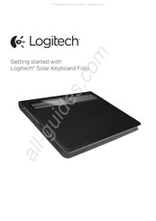 Logitech Solar Keyboard Folio Mode D'emploi