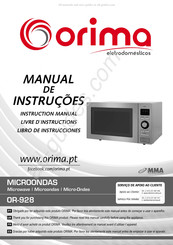 orima OR-928 Livre D'instructions