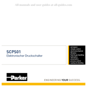 Parker SCPS01 Manuel D'utilisation