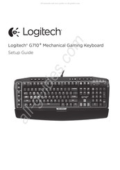 Logitech G710+ Mode D'emploi