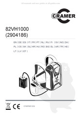 Cramer 82VH1000 Mode D'emploi D'origine