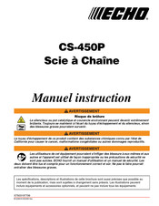 Echo CS-450P Manuel D'instructions
