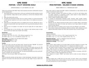 Kilotech KPC 5000-2 Mode D'emploi