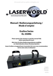 Laserworld Ecoline EL-350RG Mode D'emploi