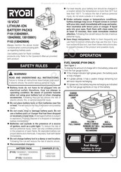 Ryobi P104 Mode D'emploi