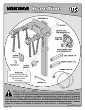 Yakima SpareTime Instructions D'installation