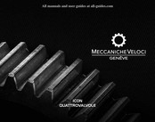 Meccaniche Veloci Geneve ICON Manuel D'instructions