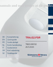 Simons Voss Technologies TPA.G2.FSR Guide Abrégé