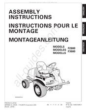 Kubota F2880 Instruction Pour Le Montage