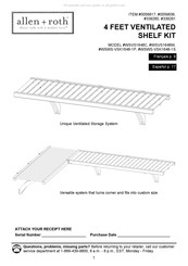 Allen + Roth WSWS-VSK1648-1P Mode D'emploi