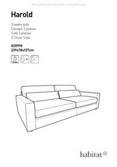 Habitat Harold 820990 Instructions D'assemblage