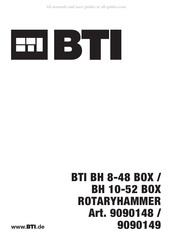 BTI 9090148 Notice D'instructions Originale