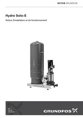 Grundfos Hydro Solo-S Notice D'installation Et De Fonctionnement