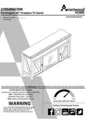 Ameriwood HOME 1795096COM Instructions D'assemblage