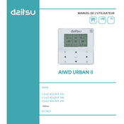 Daitsu AIWD URBAN II Manuel De L'utilisateur