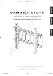 Sanus Systems VMPL3 Instructions De Montage